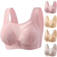 thumbnail image 2 of Womens Large Gathering Thin Bra With Breast Support Bra Sexy Underwear, 2 of 9