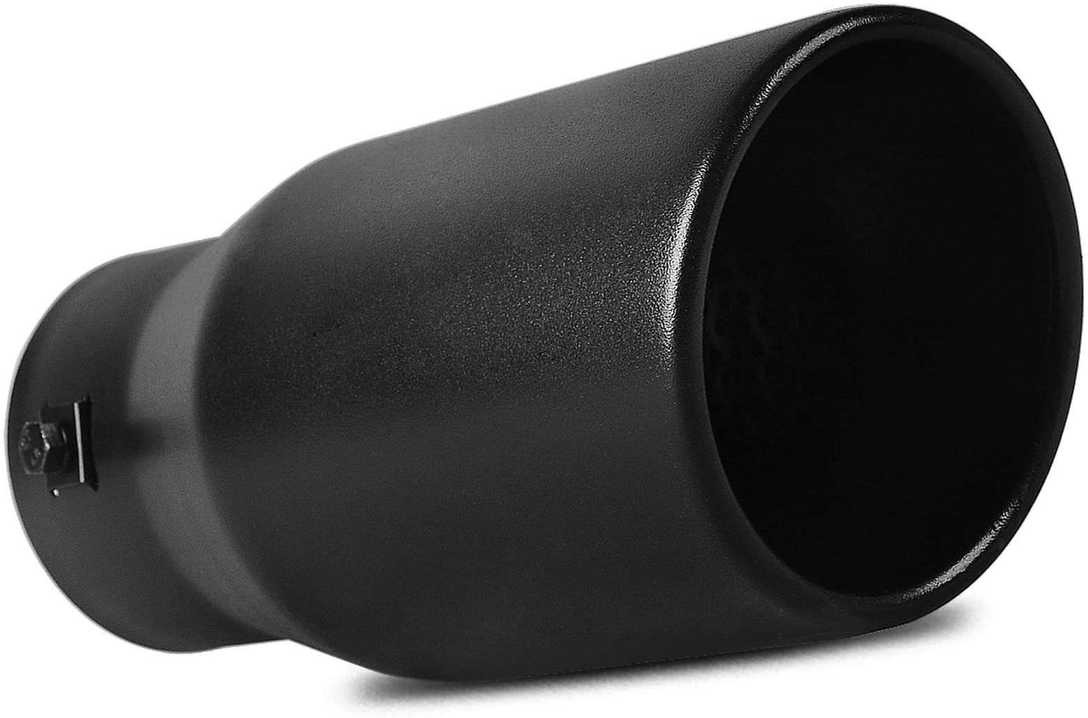 3 Inch Inlet Black Exhaust Tip, 3" Inlet 4" Outlet 9" Overall Length ...