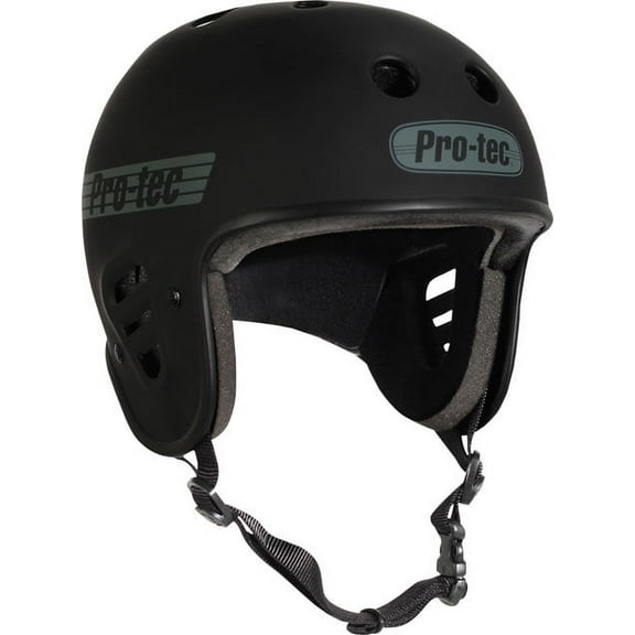 Protec Full Cut Certified MD 22 to 22.8in (56 to 58 cm) Matte Black BMX/Skate