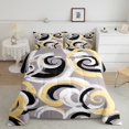 thumbnail image 2 of Homewish Teens Geometric Swirl Stripes 3 Pieces Queen Comforter Set,Abstract Watercolor Graffiti Ultra Soft Bedding Sets,Vintage Aesthetic Bedding Comforter Set Breathable,Luxury Bedroom Decor, 2 of 8