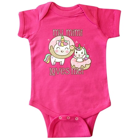 

Inktastic My Mimi Loves Me Gift Baby Boy or Baby Girl Bodysuit