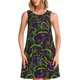 thumbnail image 1 of Disketp Neon Mardi Gras para Vestido sin Mangas para Mujeres, Vestidos de Verano para Mujeres, Casual y Holgado para la Playa, 1 of 7