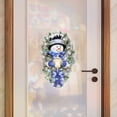 thumbnail image 2 of Pegatinas navideñas muñeco de nieve vidrio puerta ventana habitación decoración pegatinas de pared autoadhesivas, 2 of 3