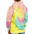 thumbnail image 2 of Sherrylily Unisex Kids Tie Dye Sweatshirt Boys Girls Hooded Kangaroo Pocket Pullover Hoodies, 2 of 3