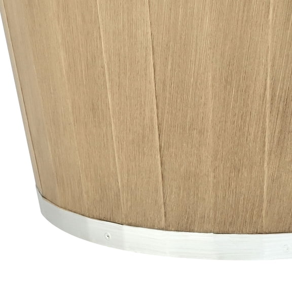 Whiskey Barrel Planter 4-Pack 11.81 Inch PP Recycled with Drainage Plug for Indoor Outdoor Plants