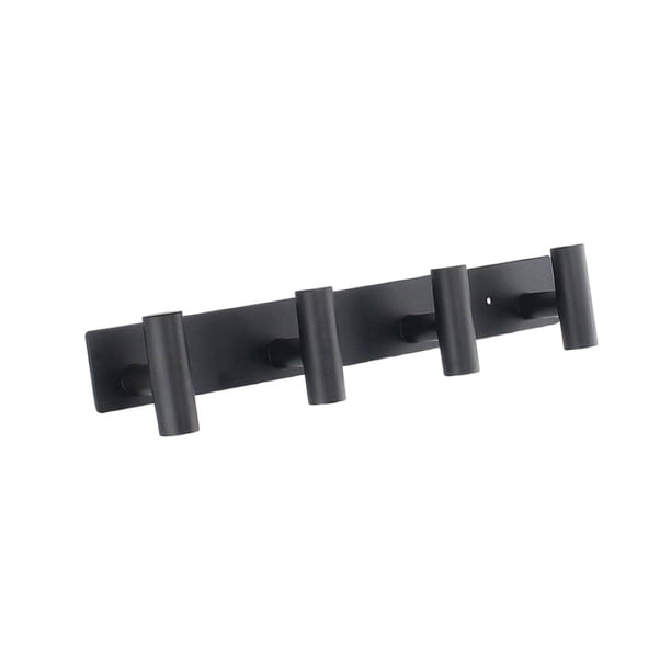 Perchero de pared para colgar ropa, toallas de baño, resistente, para llaves 4 ganchos