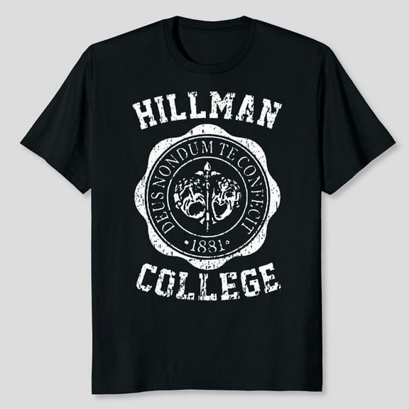 The Goozler Hillman College, Retro 80s Sitcom tv, Unisex T-Shirt, Men's And Women's Graphic Tee 100% Cotton by TBun, Full Sizes S-5XL