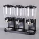 thumbnail image 2 of Dispensador de cereales de 1 pieza Recipiente de cocina Recipiente triple 3 Contador de organización Almacenamiento de alimentos frescos y secos para Negro Sunnimix dispensador de cereales, 2 of 8