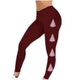 thumbnail image 5 of Iyufng Christmas Leggings for Women,Fashion Casual Christmas Printed Yoga Leggings Graphic Tight Leggings High Waist, 5 of 5