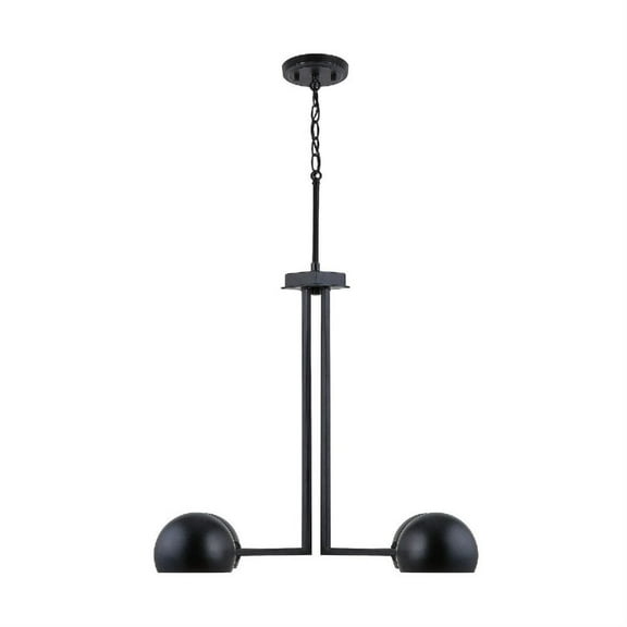 Chandelier 4 Light Matte Black Metal     -Traditional Installation Capital Lighting 433141Mb