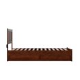 thumbnail image 6 of AFI Tahoe Twin-XL Wood Platform Bed with Headboard Footboard & Twin-XL Trundle, Walnut, 6 of 7