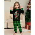 thumbnail image 5 of GYRATEDREAM Family Christmas Pjs Matching Sets Holiday Jammies Sleepwear Christmas Pajamas for Family Mommy and Me Xmas Outfits Xmas PJS Set for Couples and Kids for 12T(Kids) Black, 5 of 9