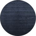 thumbnail image 1 of Ahgly Company Indoor Round Contemporary Dark Blue Grey Blue Abstract Area Rugs, 8' Round, 1 of 6