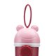 thumbnail image 2 of Contenedor de leche en polvo, dispensador de aperitivos de gran capacidad, portátil, independiente, a prueba de fugas, color rosa, 2 of 5