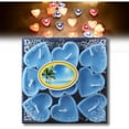 thumbnail image 2 of Heart Shaped Tealight Candle Set Natural Unscented Long Decorative Flameless Votive for Home, 2 of 8