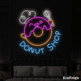 thumbnail image 3 of Craftnamesign Donut Shop Neon Signs, Donut Shop LED Signs, Bakery Decor, 3 of 4