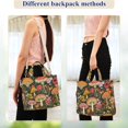 thumbnail image 4 of FORMRS Womens Corduroy Tote Bag Crossbody Shoulder Handbag with Pocket, Colorful Mushroom, 4 of 7