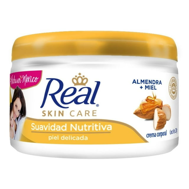 Crema corporal Real Skin Care suavidad nutritiva para piel delicada 220 g