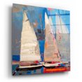 thumbnail image 2 of Epic Art 'Ghost Sailing' by Beth Forst, Acrylic Glass Wall Art, 24"x24", 2 of 8