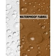 thumbnail image 7 of Outdoor Waterproof Throw Pillow Covers Set of 2 Bohemian Brown Stripe Decorative Pillowcases Square Outdoor Pillows Cushion Case 18x18 Inch Boho Style Patio Pillows for Couch Sofa Bed Garden, 7 of 7