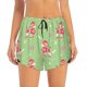 thumbnail image 2 of Balery Cute Poodle Dog Pantalones cortos deportivos para mujer con forro y dos bolsillos, elásticos, para entrenamiento, gimnasio, yoga-Small, 2 of 7