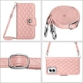thumbnail image 6 of for Motorola Moto G Power 5G 2024 Wallet Case, Elegant Card Holder Cash Slot PU Leather Kickstand Shoulder Strap Shockproof Protective Flip Women Girls Case Cover for Moto G Power 5G 2024, Coralpink, 6 of 6