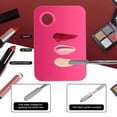 thumbnail image 4 of 2pcs Makeup Palette, Stainless Steel Nail-art Cosmetic Artist Mixing Palette For Mixing Foundation, 4 of 4