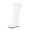 White, variant on WEAIXIMIUNG Ankle Boots for Women Wide Width Low Heel Ladies Fashion Solid Color Leather Side Zipper Inside High Wedge Heel Long Boots