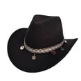 thumbnail image 4 of Western Frontier Style Cowboy Hat for Everyday Wear and Classic Rancher Sun Outdoor Adventure Riding Country Fashion Accessory, 4 of 4