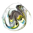 thumbnail image 3 of Ludwig, Alicia 15x15 Black Modern Framed Museum Art Print Titled - Citrine Momentum II, 3 of 5