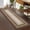 Brownish-green, variant on Braided Pattern Washable Area Rug, Super Soft Nonslip Runner for Kitchen Hallway Bathroom Entryway