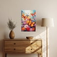 thumbnail image 5 of ZHONGYUTONG Butterfly Canvas Wall Art Colorful Butterfly Pictures Wall Decor Abstract Painting for Living Room Framed (12.00" x 18.00"), 5 of 5