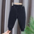 thumbnail image 6 of KYAIGUO Toddler Baby Girls Cartoon Sweatpants Infant Sport Jogger Cotton Casual Active Playwear Jogger Winter Pull-On Fleece Pants, 6 of 9