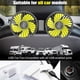 thumbnail image 5 of Ventilador de coche Qioe, ventiladores USB para asientos de coche, 3 velocidades, viento fuerte, 5 V, 5 of 7