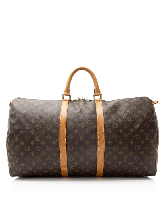 Pre-Owned Louis Vuitton Vintage Monogram Canvas Keepall 55 Duffle