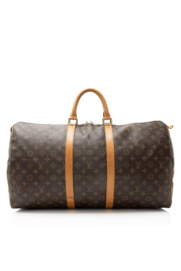 Pre-Owned Louis Vuitton Vintage Monogram Canvas Keepall 55 Duffle