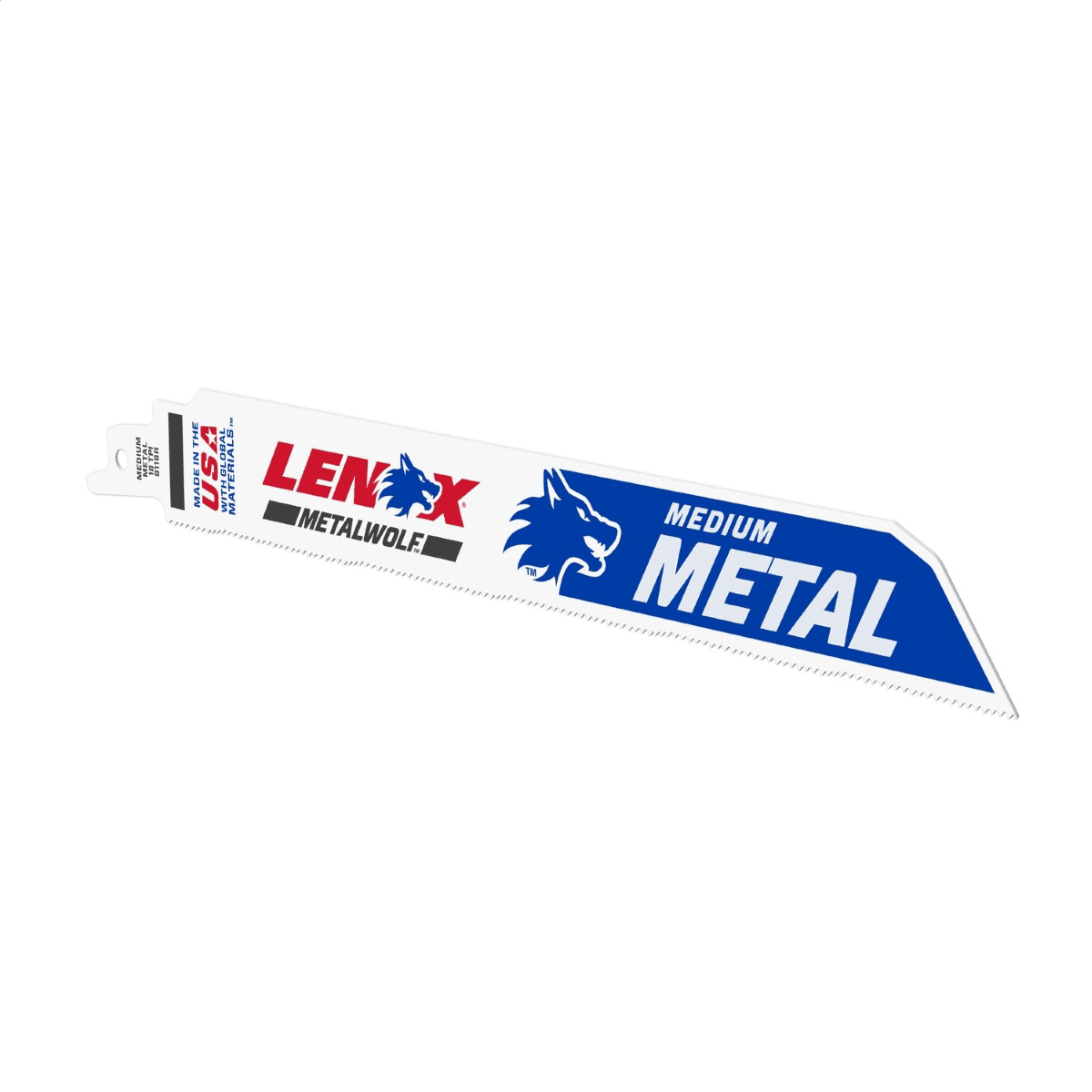 Lenox Tools METALWOLF WAVE EDGE Reciprocating Saw Blades 18 TPI 229 x 25 x 0.9 mm 5/PK
