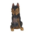 thumbnail image 1 of Estatuilla De Resina Linterna Colgante Lámpara De Patio Luces Solares Jardín Perros Estatua 19.5x15.5x31cm Perro Alemán Sunnimix Estatua al aire libre, 1 of 8