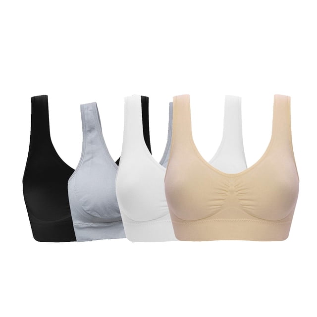 Soutien-gorge de Sport Confort pour Femmes Activité à Faible Impact Lot de 4 5TG