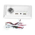 thumbnail image 3 of Reproductor de amplificador de potencia 5V 5W+5W Bluetooth 5.0 Reproductor de panel de audio MP3 con entrada auxiliar, 3 of 8