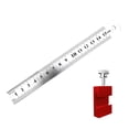 thumbnail image 3 of Carpenter Layout Measuring Tool Multiple Scale Marking and Rustproof Stainless Steel for Workshop Use, 3 of 11