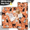 thumbnail image 4 of Halloween Cats Pumpkins and Bats Toddler Nap Mats for Kids Preschool,50"x20" Sleeping Mat Bag or Kids,Toddler Sleeping Bag,Toddler Nap Mat or Daycare, 4 of 6