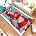 thumbnail image 1 of Alfombra de Navidad para chica Sexy con estampado HD, alfombra de área grande para sala de estar, dormitorio, sofá, decoración antideslizante zhangyuxiang unisex, 1 of 1