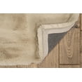 thumbnail image 4 of Linon Maven Faux Rabbit Pale Grey 8' X 10' Rectangle Area Rug RUGFR0781, 4 of 6