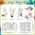 thumbnail image 2 of Matrices de corte metálicas con flor de magnolia DELORIGIN 10 x 15 cm, 2 of 7