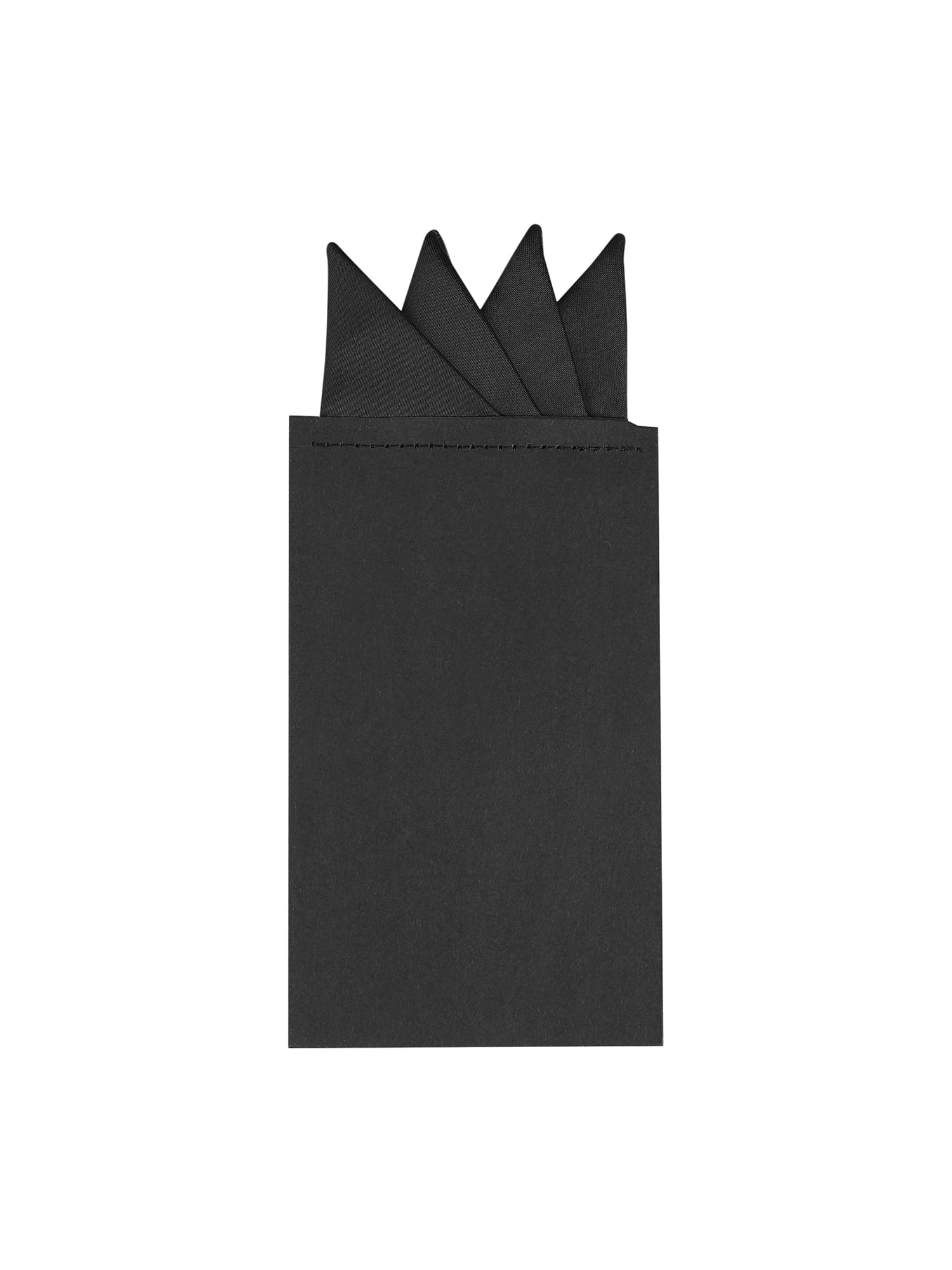 Allegra K Men's Pocket Squares PreFolded Triangles On Card Suit