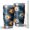 Baseballs and Flames Blue, variant on Baseballs and Gloves Black Pattern OneSize Car Tumbler 1 Pack, Vacuum Insulated Stainless Steel Travel Tumbler Sweat Free Exterior Gifts Ideas for Birthday Holiday Party