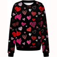 thumbnail image 5 of Sudadera vintage divertida de manga larga con cuello redondo y estampado de amor para el día de San Valentín para mujer Fridja  hkj2880, 5 of 5
