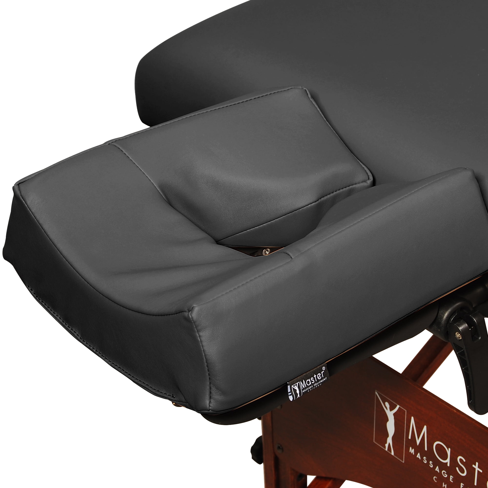 Master Massage Ergonomic Dream Face Cushion Pillow  Memory Foam Universal in Black