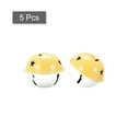 thumbnail image 3 of Jingle Bells, 40mm 5pcs Craft Bells with Star Cutouts for DIY, Yellow/White, 3 of 6